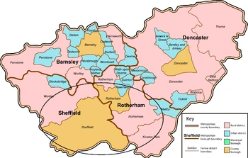 South Yorkshire Countyabandoned map