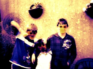 ME DAVID AND MY SIS