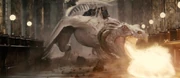 Dragon attack Gringotts
