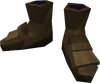 Bronze boots detail