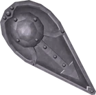 Steel kiteshield detail