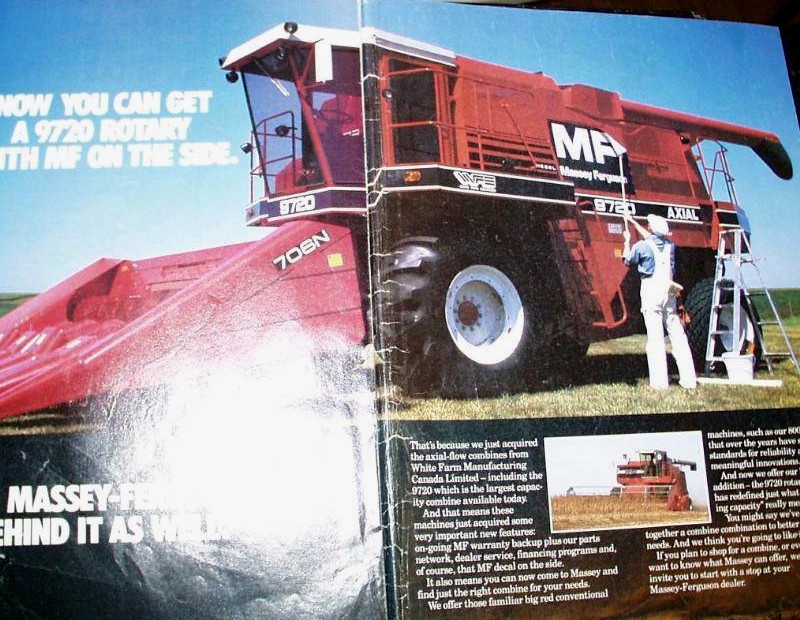 Massey Ferguson 9720 White Combine Tractor And Construction Plant Wiki The Classic Vehicle 4971