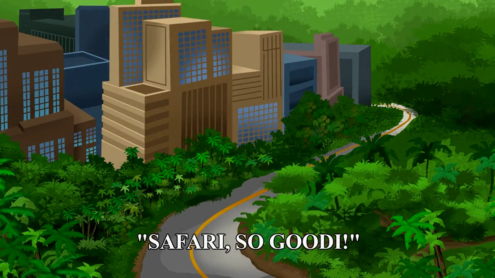 Safari, So Goodi! title card