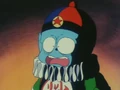 Pilaf looking at all 7 dragonballs