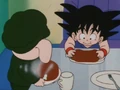 Goku oolong eating