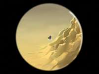 Zuko spots Aang and Katara