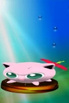 Jigglypuff Trophy Smash Blue SSBM