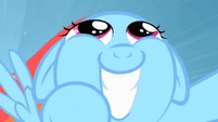 Filly Rainbow Dash big smile close up S1E23
