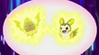 EP729 Gerania imaginando a Emolga venciendo a Swoobat