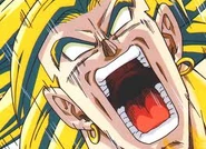 Broly desatando su ira