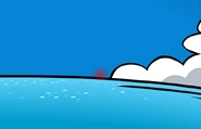 Shipwreck island seen