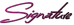 Signature