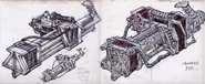 Gatling laser CA1