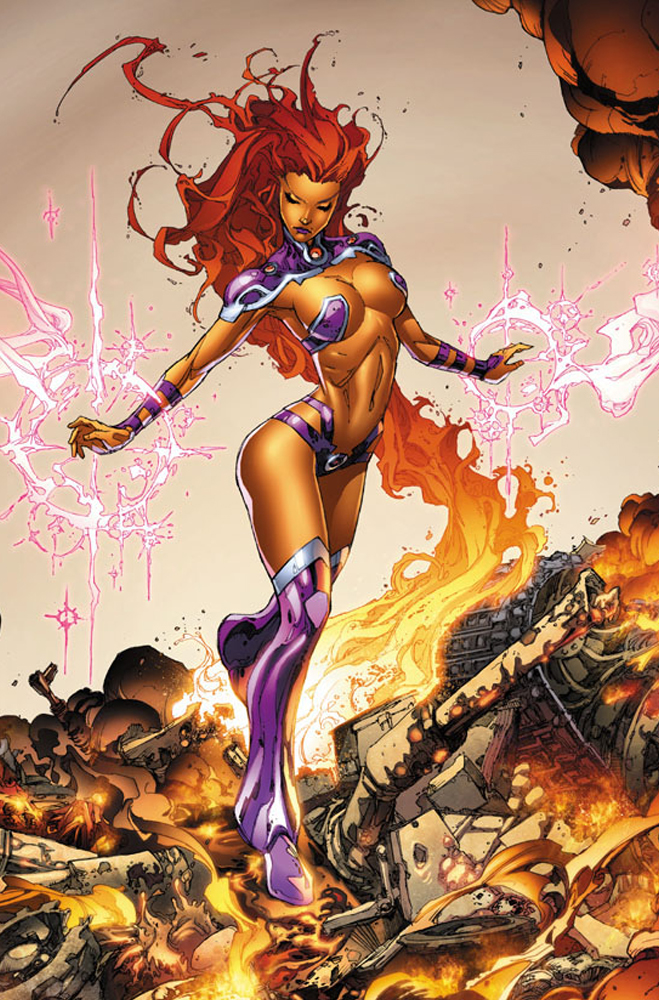 What Were They Thinking- Starfire's New 52 Costume | HeroMachine Character  Portrait Creator