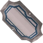 White sq shield detail