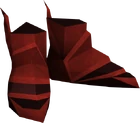 Dragon boots detail