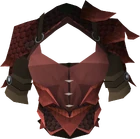 Red d'hide body detail