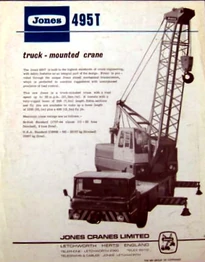 JONES 495T Cranetruck