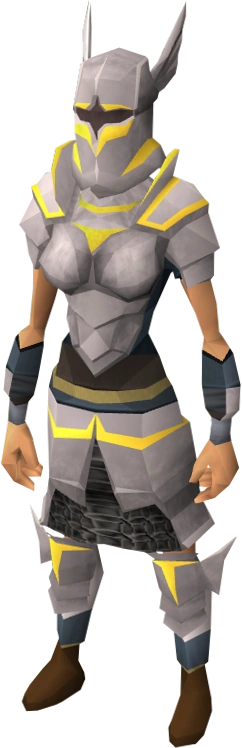 Initiate armour set (sk) equipped
