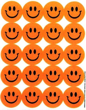 Orange Happy Faces