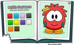 Puffle Costume Catalog
