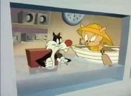SylvesterFloodstheBooth