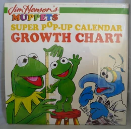 Muppets pop-up calendar growth chart