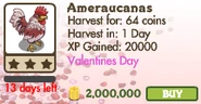 Ameraucanas Rooster Market Info (February 2012)