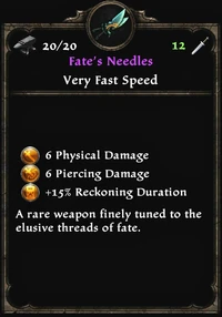 Fates needles