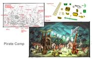 Gnarled-forest-pirate-camp layout-