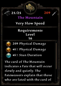 The mountain