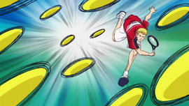 Tachibana hitting an Abare Dama