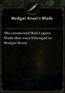 Medgar Krast's Blade