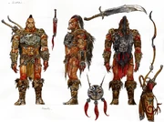 Gotai chieftain orc