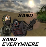 Sand...sand everywhere