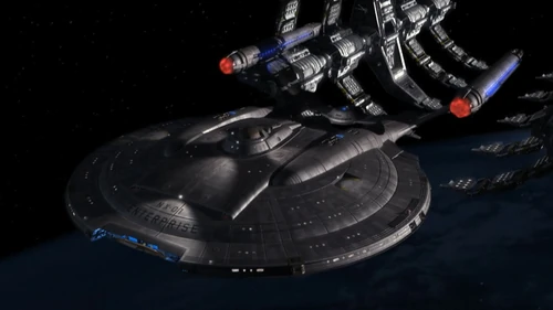 The starship Enterprise launched on April 16th, 2151. (ENT: "Broken Bow")