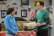 Sheldon receives a box with the maid outfit