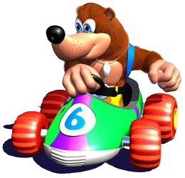 Banjo Artwork - Diddy Kong Racing