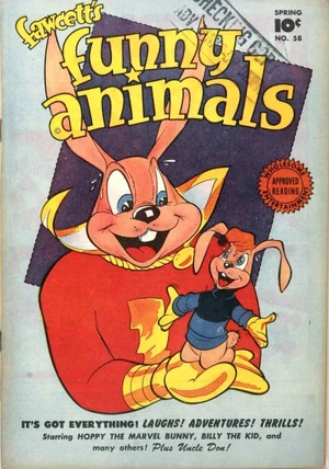 Cover for Fawcett's Funny Animals #58