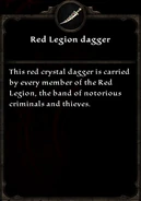 Red Legion Dagger