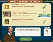 Explore to the Secluded Lion Pond 5-Tasks