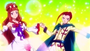 Erza and Aceto dancing