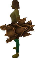 Corrupt dragon sq shield equipped