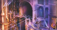 Hollow Bastion- Castle Gates (Art) KHI
