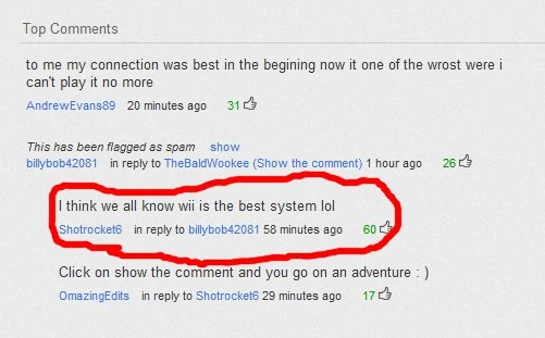 Shotty's top comment