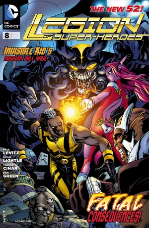 Cover for Legion of Super-Heroes #8