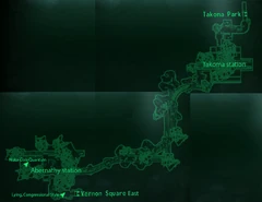 Metro VE Takoma Park loc map