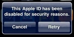 Apple ID block