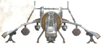 Vista frontal Vulture