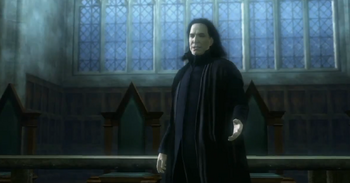 Snape during the spontaneous assembly